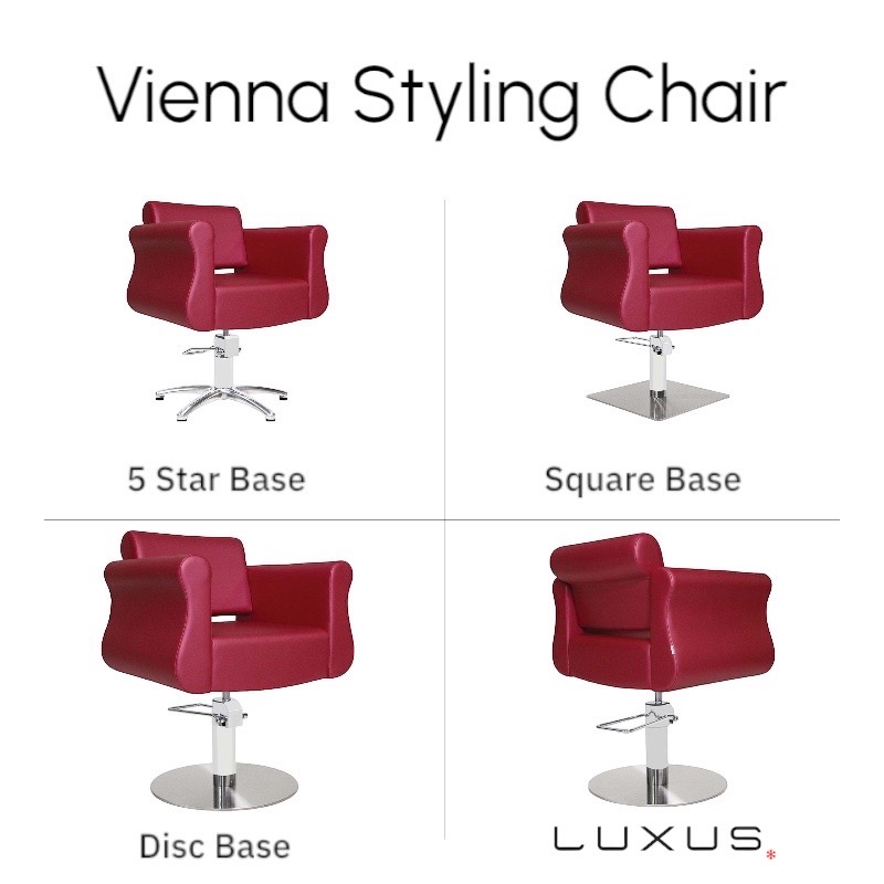Vienna Styling Chair by Luxus Luxury Salon Furniture.